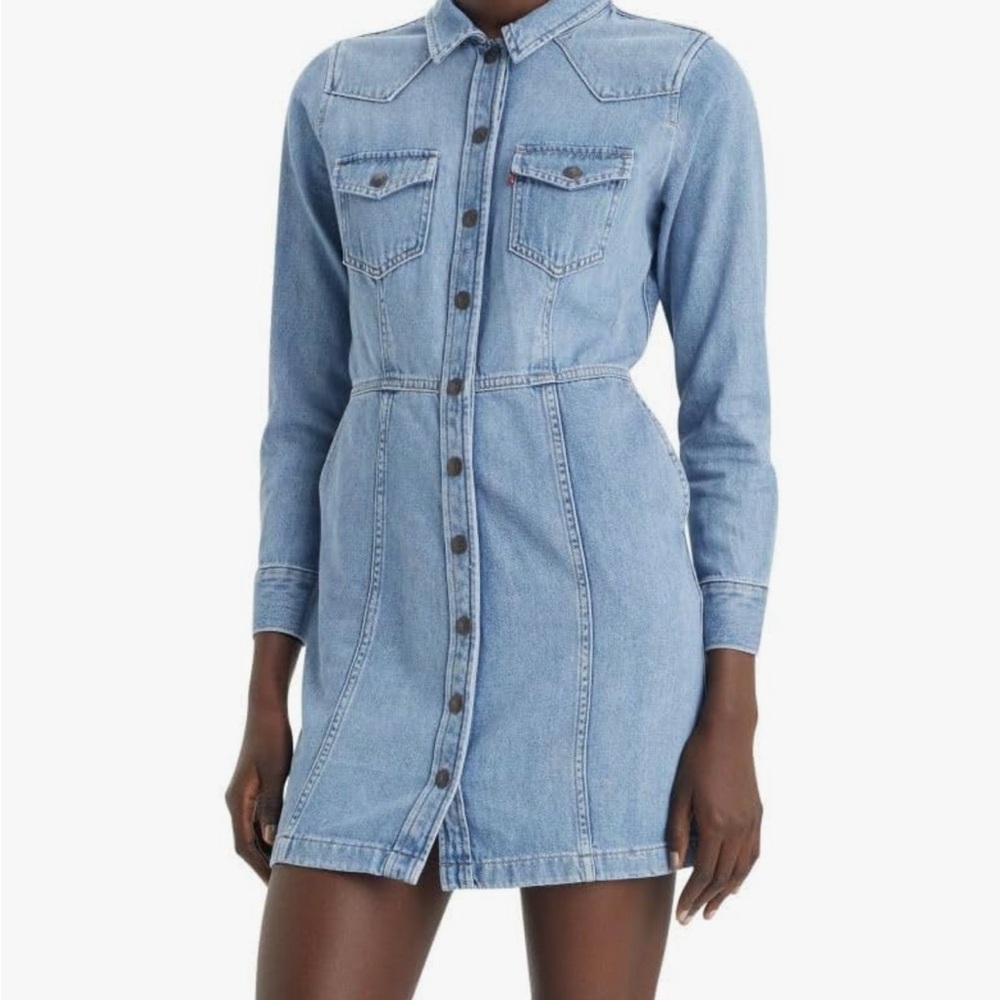 Levi’s Women’s Flynn Western Core Denim Dress